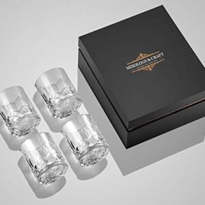 Whiskey Stone Bullets and Whiskey Glasses set of 4