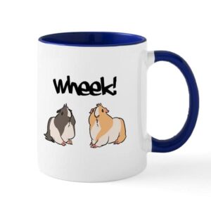 cafepress wheek guinea pigs mugs ceramic coffee mug, tea cup 11 oz