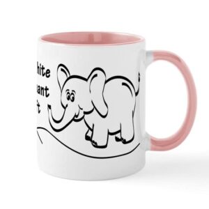cafepress my white elephant gift signature mug mugs ceramic coffee mug, tea cup 11 oz