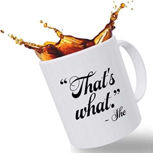 best funny mugs gift | that’s what she said quote from the office gifts | the office merchandise 11 oz funny porcelain coffee mug is a prime mug for mom, dad and friends, christmas stocking stuffer