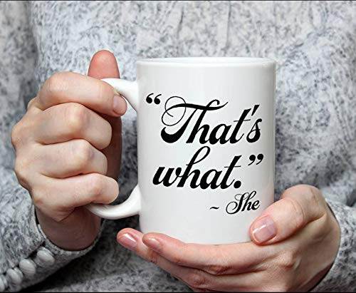 Best Funny Mugs Gift | That's What She Said Quote from The Office Gifts | The Office Merchandise 11 oz Funny Porcelain Coffee Mug is a Prime Mug for Mom, Dad and Friends, Christmas Stocking Stuffer