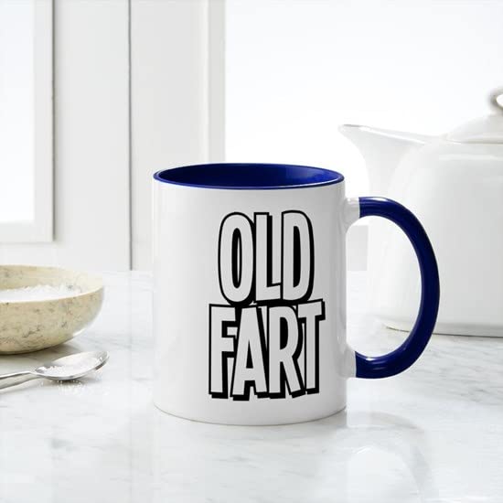 CafePress Old Fart Mugs Ceramic Coffee Mug, Tea Cup 11 oz