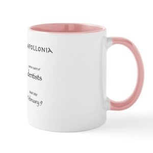 cafepress st. apollonia, patron saint of dentists mug ceramic coffee mug, tea cup 11 oz