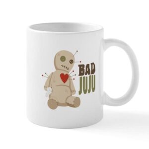 cafepress bad juju mugs ceramic coffee mug, tea cup 11 oz