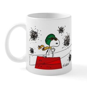 cafepress flying ace dodging bullets mug ceramic coffee mug, tea cup 11 oz