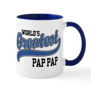cafepress world’s greatest pap pap mug ceramic coffee mug, tea cup 11 oz