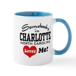 cafepress charlotte north carolina mug ceramic coffee mug, tea cup 11 oz