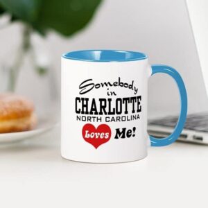 CafePress Charlotte North Carolina Mug Ceramic Coffee Mug, Tea Cup 11 oz