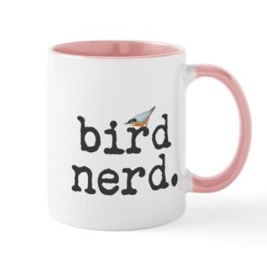 cafepress bird nerd. mug ceramic coffee mug, tea cup 11 oz