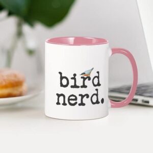 CafePress Bird Nerd. Mug Ceramic Coffee Mug, Tea Cup 11 oz