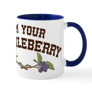 cafepress im your huckleberry mugs ceramic coffee mug, tea cup 11 oz