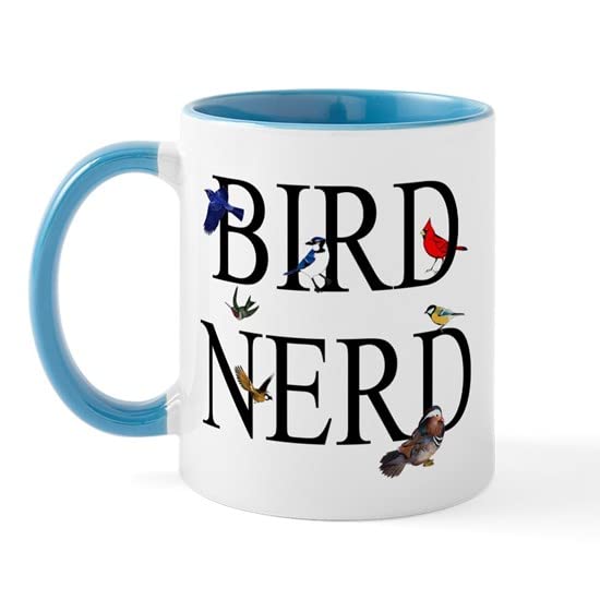 CafePress Bird Nerd Mug Ceramic Coffee Mug, Tea Cup 11 oz