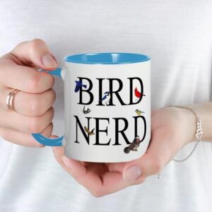 CafePress Bird Nerd Mug Ceramic Coffee Mug, Tea Cup 11 oz