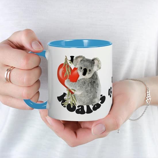 CafePress I Love Koalas Mug Ceramic Coffee Mug, Tea Cup 11 oz