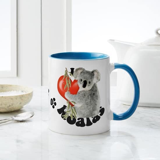 CafePress I Love Koalas Mug Ceramic Coffee Mug, Tea Cup 11 oz