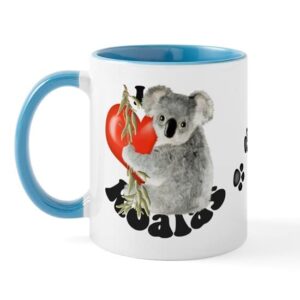 CafePress I Love Koalas Mug Ceramic Coffee Mug, Tea Cup 11 oz