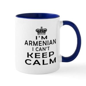 CafePress I Am Armenian I Can Not Keep Calm Mug Ceramic Coffee Mug, Tea Cup 11 oz