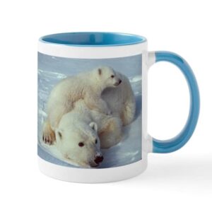 cafepress polar bear mugs ceramic coffee mug, tea cup 11 oz