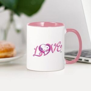 CafePress Snoopy Love Ceramic Coffee Mug, Tea Cup 11 oz
