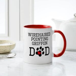 CafePress Wirehaired Pointing Griffon Dad Mugs Ceramic Coffee Mug, Tea Cup 11 oz