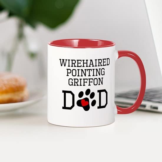 CafePress Wirehaired Pointing Griffon Dad Mugs Ceramic Coffee Mug, Tea Cup 11 oz