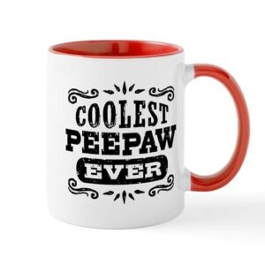 cafepress coolest peepaw ever mug ceramic coffee mug, tea cup 11 oz