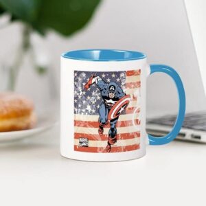 CafePress Patriotic Captain America Mug Ceramic Coffee Mug, Tea Cup 11 oz