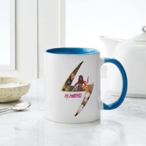 CafePress Ms. Marvel Symbol Collage Mug Ceramic Coffee Mug, Tea Cup 11 oz