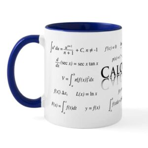 cafepress calculus equations mugs ceramic coffee mug, tea cup 11 oz