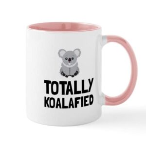 cafepress totally koalafied mugs ceramic coffee mug, tea cup 11 oz