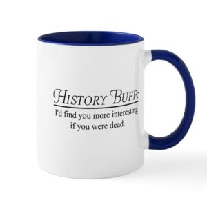 cafepress history buff mugs ceramic coffee mug, tea cup 11 oz