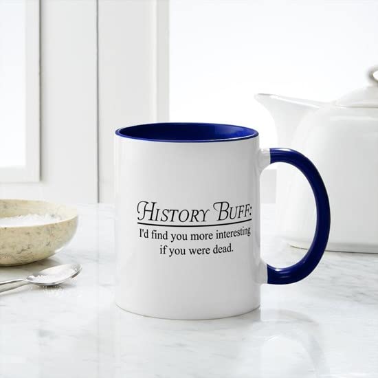 CafePress History Buff Mugs Ceramic Coffee Mug, Tea Cup 11 oz