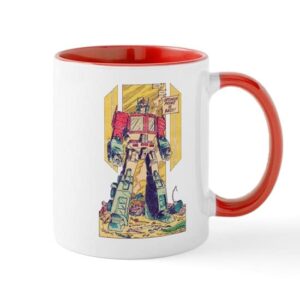 cafepress optimus prime mugs ceramic coffee mug, tea cup 11 oz