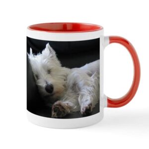 cafepress westie mugs ceramic coffee mug, tea cup 11 oz