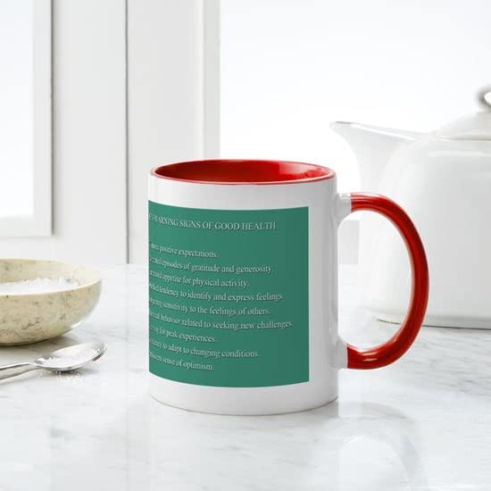 CafePress Inside A Therapist's Mind Mug Design Mug Ceramic Coffee Mug, Tea Cup 11 oz