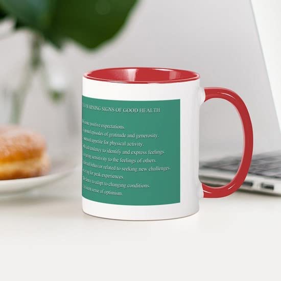 CafePress Inside A Therapist's Mind Mug Design Mug Ceramic Coffee Mug, Tea Cup 11 oz