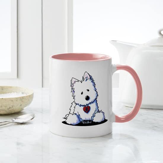 CafePress Westie Doorway To My Heart Mug Ceramic Coffee Mug, Tea Cup 11 oz