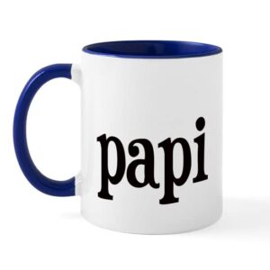 cafepress papi mug ceramic coffee mug, tea cup 11 oz
