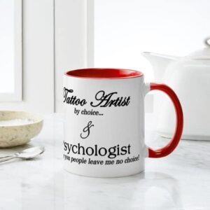 CafePress Tattoo Artist Mug Ceramic Coffee Mug, Tea Cup 11 oz