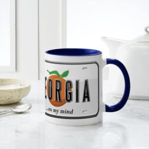 CafePress Georgia Plate Mug Ceramic Coffee Mug, Tea Cup 11 oz