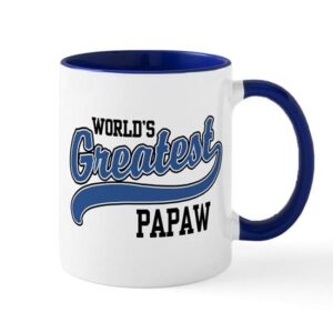 CafePress World's Greatest Papaw Mug Ceramic Coffee Mug, Tea Cup 11 oz