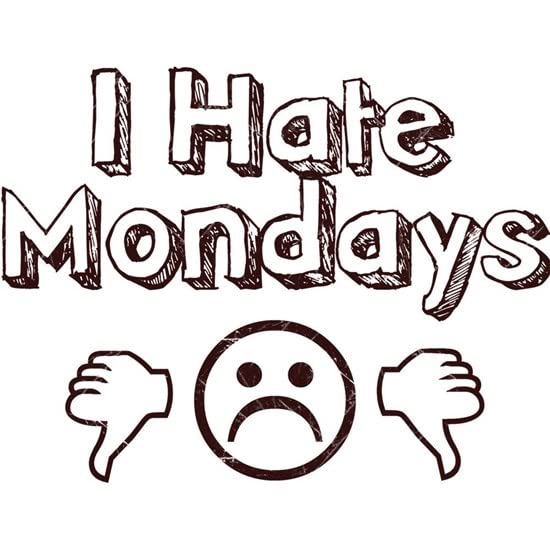 CafePress I Hate Mondays Mug Ceramic Coffee Mug, Tea Cup 11 oz