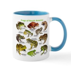 cafepress frogs of north america mug ceramic coffee mug, tea cup 11 oz