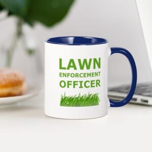 CafePress Lawn Enforcement Officer Mug Ceramic Coffee Mug, Tea Cup 11 oz