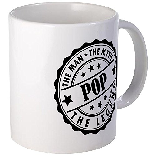 CafePress Pop The Man The Myth The Legend Mugs Ceramic Coffee Mug, Tea Cup 11 oz