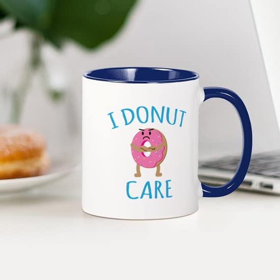 CafePress I Donut Care Mugs Ceramic Coffee Mug, Tea Cup 11 oz