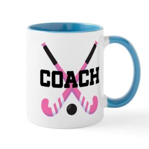 cafepress field hockey coach gift mug ceramic coffee mug, tea cup 11 oz