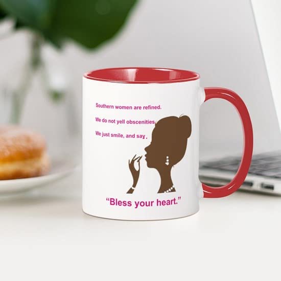 CafePress Bless Your Heart Mug Ceramic Coffee Mug, Tea Cup 11 oz