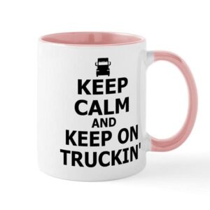 CafePress Keep On Truckin' Mug Ceramic Coffee Mug, Tea Cup 11 oz