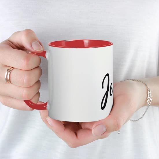 CafePress Je Taime, I Love You, French Word Art Mugs Ceramic Coffee Mug, Tea Cup 11 oz